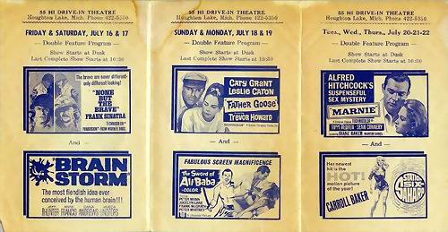 55-Hi Drive-In Theatre - Old Flyer